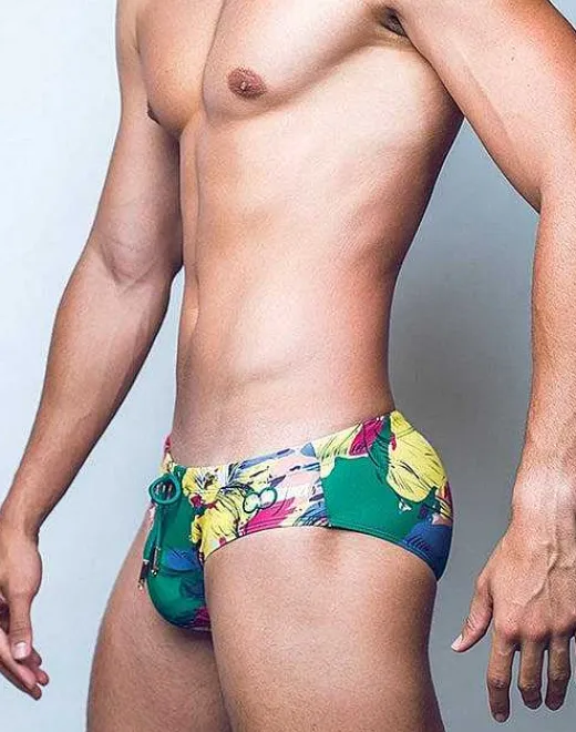 2EROS Sustainable Beachwear^V10 Print Swimwear-Fleur