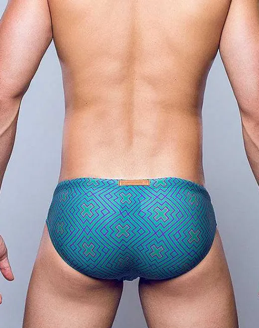 2EROS Swimwear^V10 Print Swimwear-Jade