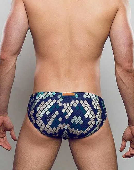 2EROS Sustainable Beachwear^V10 Print Swimwear-Python