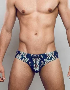 2EROS Sustainable Beachwear^V10 Print Swimwear-Python