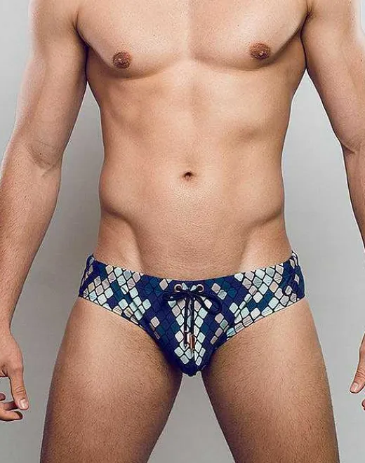 2EROS Sustainable Beachwear^V10 Print Swimwear-Python