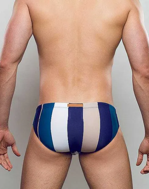 2EROS Sustainable Beachwear^V10 Print Swimwear-Stripes