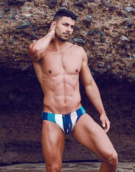 2EROS Swimwear^V10 Print Swimwear-Stripes