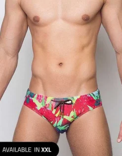 2EROS Swimwear^V10 Print Swimwear-Waratah