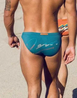 2EROS Sustainable Beachwear^V20 Signature Swimwear-Deep Blue