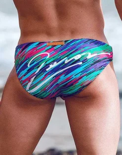 2EROS Sustainable Beachwear^V20 Signature Swimwear-Flash Green