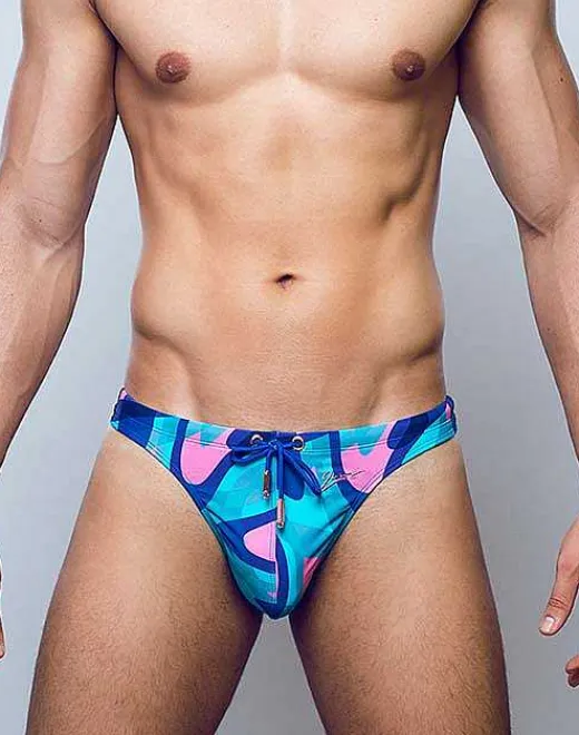 2EROS Sustainable Beachwear^V80 Swim Thong-Kai Blue