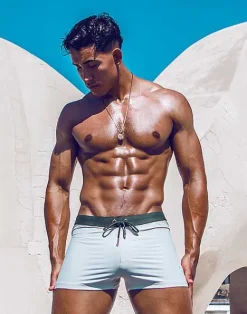 2EROS Swimwear^V65 Swim Trunks-Kombu Green/Moonbeam